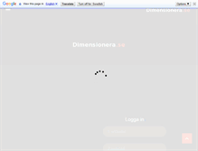 Tablet Screenshot of dimensionera.se